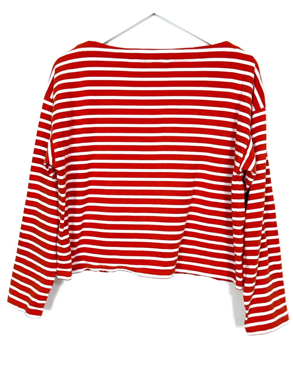 Lauren Ralph Lauren Striped Cotton Jersey Boatneck Top - Picture 4 of 5